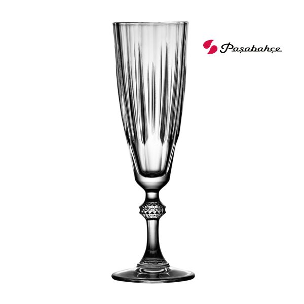 Juego 6 Copa Champagne Flute 170 ML Diamond  Pasabahce - Imagen 2